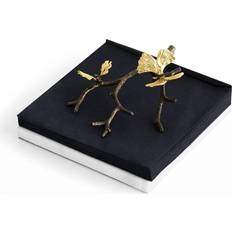 Lavado a mano Servilleteros Michael Aram Butterfly Ginkgo Dinner Napkin Holder Servilletero