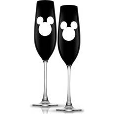 Dishwasher Safe Champagne Glasses Joyjolt Disney Luxury Mickey Mouse Crystal Champagne Glass