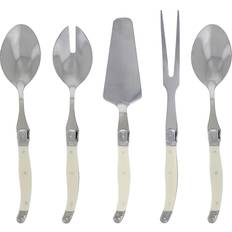 Dishwasher Safe Serving Spoons French Home Flatware Ivory Five-Piece Laguiole Serving Spoon