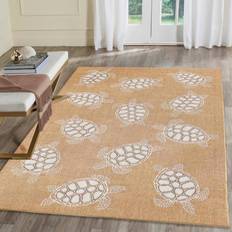 Carpets & Rugs Liora Manne Carmel Sea Turtles White, Silver, Green