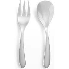 2 pcs Cutlery Sets Nambe Portables 2 Piece Salad Set Juego de cubiertos 2pcs