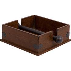 Handwash Napkin Holder 3R Studios Square Wood with Metal Bar Hello Napkin Holder