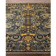 Orange Carpets & Rugs Surya Penelope Hand-Knotted Black, Orange