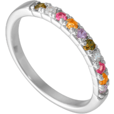 Aqua Dulce Ella Ring - Silver/Multicolour