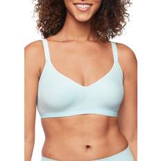 Warner's Easy Does It Wire-Free Bra Canal Blue