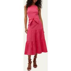 Austyn Tiered Midi Dress - Pink