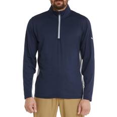 Puma Men Sweaters Puma Gamer Golf 1/4 Zip Jersey - Navy Blazer