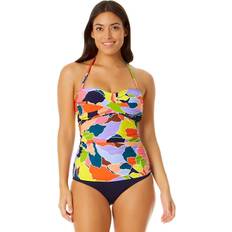 Multicoloured Tankinis Anne Cole Twist Front Bandeaukini