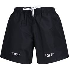 Off-White Swimwear Off-White Off Logo Print Swim Shorts Black