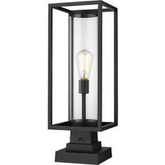 Black Gate Lamps Z-Lite 584PHMS-SQPM Dunbroch Post Gate Lamp