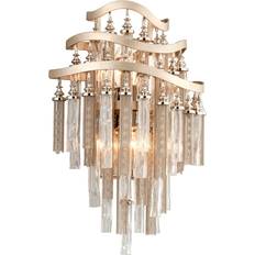 CORBETT LIGHTING Chimera 2 Sconce Silver Leaf Wall light