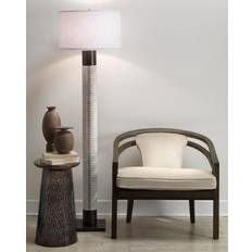 Bronze Floor Lamps Jamie Young Company Sheridan White Hide Oil Floor Lamp