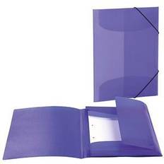 Herma Portfolio Folders A4 Translucent Purple Pack of 3