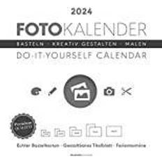 Alpha Foto Bastelkalender Weiß 32x33 cm