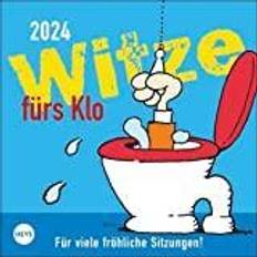 Heye Witze fürs Klo Kalender 2024 18 x 18 cm