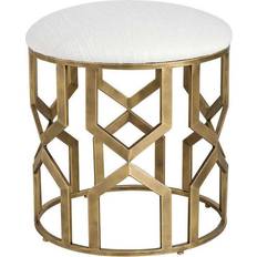 Gold Tables Uttermost Trellis Geometric Small Table