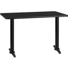 Black Dining Tables Flash Furniture XU-BLKTB-3048-T0522-GG 30'' Laminate Dining Table