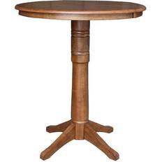 Round high top table International Concepts Distressed Oak 36-Inch Round Top Small Table