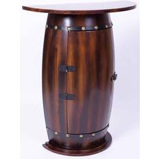 Multicolored Liquor Cabinets Vintiquewise Rustic Barrel Liquor Cabinet