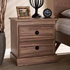 Bedside Tables Baxton Studio Ryker Modern Bedside Table