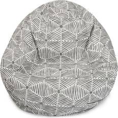 Gray Bean Bags Majestic Home Goods 85907248061 Charlie Classic Bean Bag