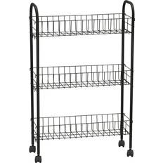 Black Trolley Tables Household Essentials Shelf Liners Trolley Table