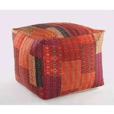 LR Home Red Pouffe