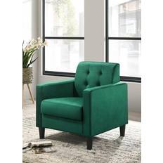 Armchairs Lilola Home Collection 89005GN Armchair