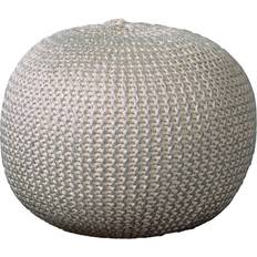 Silver Pouffes CC Knitted Pouffe