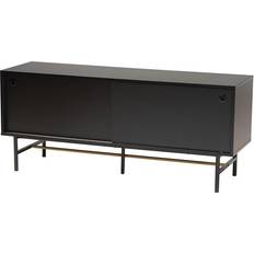 Baxton Studio Media Stands Dark Truett TV Bench