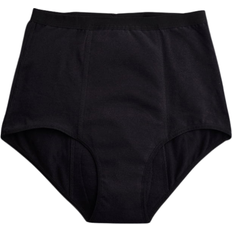 High Waist Heavy Flow Period Underwear - Black