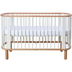 Flexa Spjälsängar Barnrum Flexa Baby Oval Spjälsäng 75x145cm