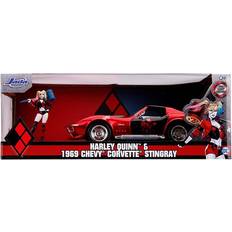 Jada DC Comics Batman Harley Quinn 1969 Chevy Corvette Stingray 1:24