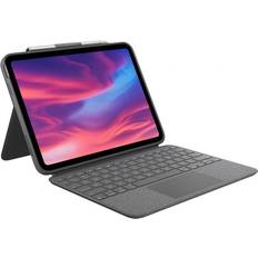 Logitech Black - Tablet Keyboards Logitech Combo Touch Keyboard Case for iPad Air 10.5" (French)