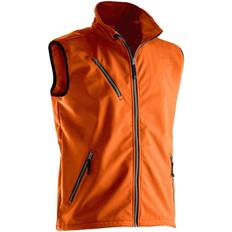 Herr - Orange Västar Jobman Softshell Light Väst Orange