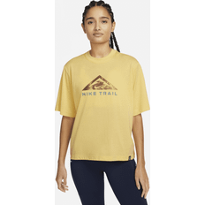 Nike Dri-FIT Trail Women's Short-Sleeve Tee Brown