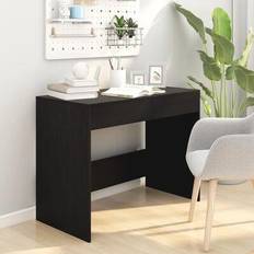 Retractable Drawers Writing Desks vidaXL Sonoma Writing Desk 101x50cm