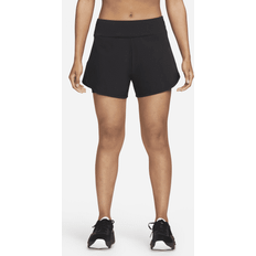 Dam - Silver - Träningsplagg Shorts Nike Bliss Dri-fit Women's Mid-rise Nyheter Black/Reflective