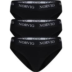 Norvig 3-pak Tai 118, Farve: Sort, Størrelse: XXL, Dame