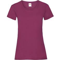 Fruit of the Loom Lady-Fit Valueweight Short Sleeve T-Shirt - Bourgogne