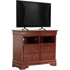 Cherry wood tv stand Glory Furniture Phillipe Collection G3100-TV TV Bench