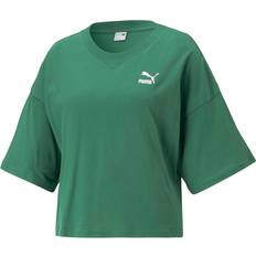 Puma Oversized V-Neck Tee Vine T-Shirt - Grøn