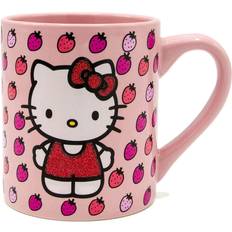 Hello Kitty Strawberries 14oz Glitter