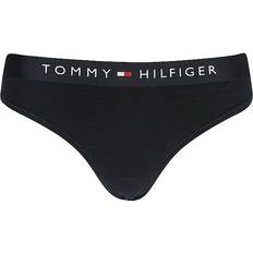 Tommy Hilfiger Baumwolle Slips Tommy Hilfiger Stringtanga UW0UW04146 Dunkelblau