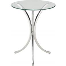 Silver Small Tables Coaster Modish Small Table 18"