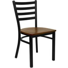 Kitchen Chairs Flash Furniture Hercules Series Black Ladder Back Kitchen Chair