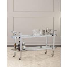 Tables Regina Andrew Carter Stainless Steel Bar Cart Trolley Table