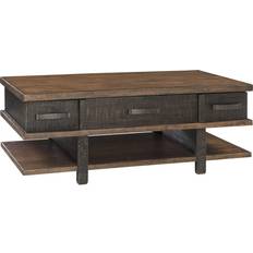 Brown Coffee Tables Ashley Signature Stanah Rustic Lift Top Coffee Table