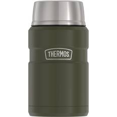 Green Food Thermoses Thermos 24-Ounce King Vacuum-Insulated Jar, Army Green SK3020AGTRI4 Food Thermos