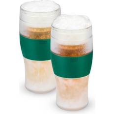 Green Beer Glasses Host Freeze Gel Frozen Beer Glass